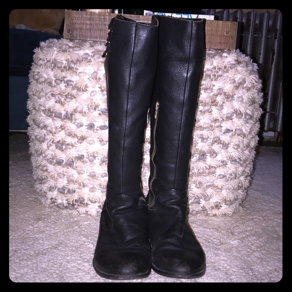 Cynthia Vincent black riding boots